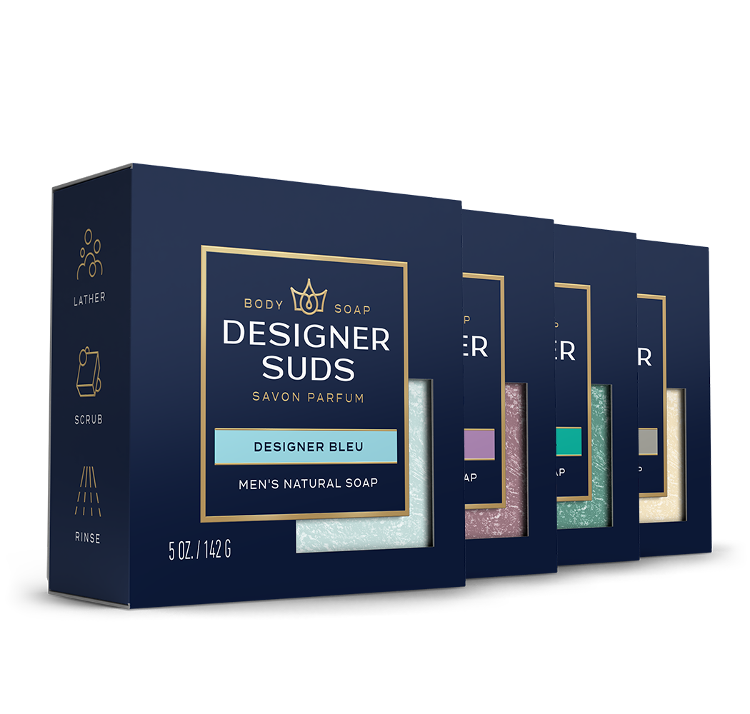 Men's Designer Fragrance Soap Bars
