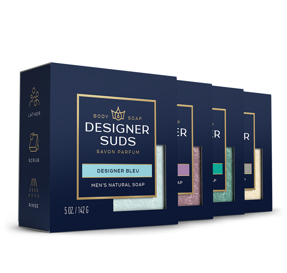 Men's Designer Fragrance Soap Bars