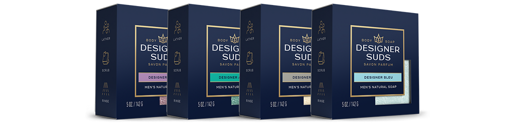 Men's Designer Fragrance Soap Bars